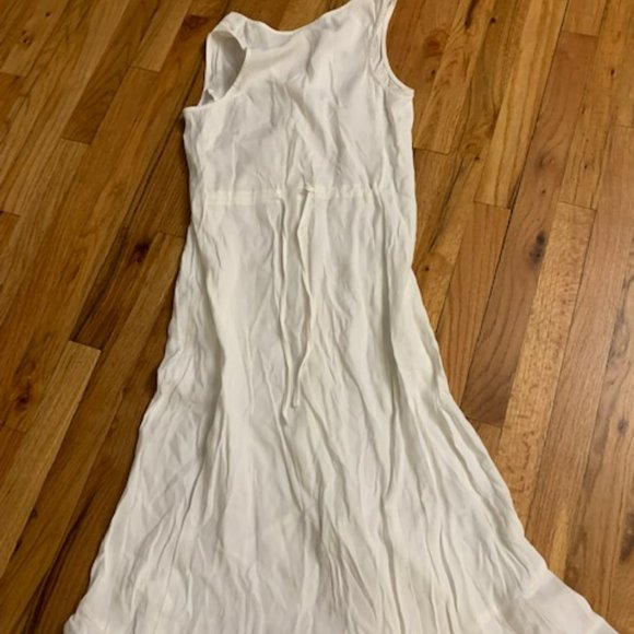 mango mng cream colored maxi dress size 2 - Picture 6 of 7